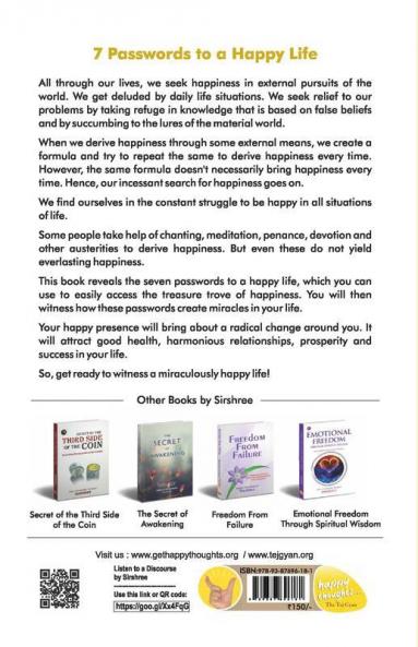 PASSWORDS TO A HAPPY LIFE – THE ART OF BEING HAPPY IN ALL SITUATIONS