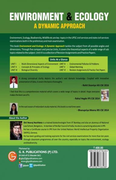 Environment & Ecology - A Dynamic Approach