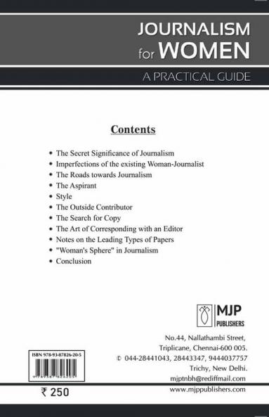 Journalism for Women A Practical Guide