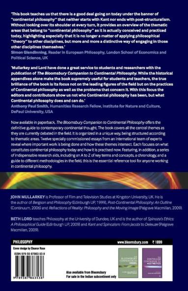 The Bloomsbury Companion to Continental Philosophy