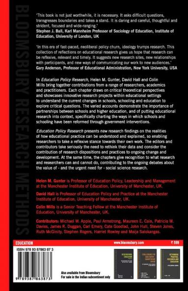 Education Policy Research: Design and Practice at a Time of Rapid Reform