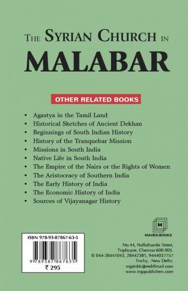 The Syrian Church in MALABAR