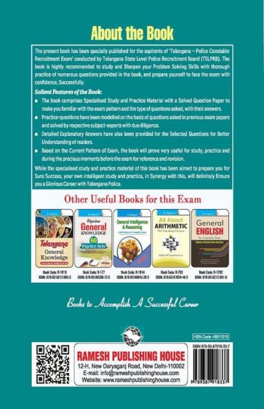 Telangana Police—Constable (Fireman & Warders) Preliminary Exam Guide