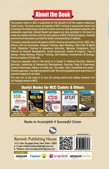 NCC: Handbook of NCC Cadets for 'A' 'B' and 'C' Certificate Examinations