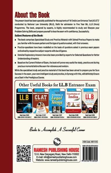 NLU : All India Law Entrance Test (AILET) for UG Programmes – BA LL.B (Hons.) Guide
