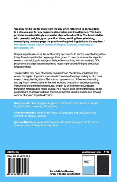 Corpus Applications in Applied Linguistics