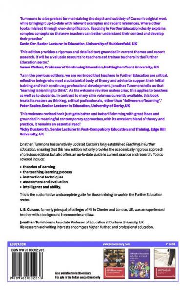 Teaching in Further Education: An Outline of Principles and Practice