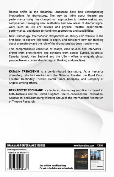 New Dramaturgy: International Perspectives on Theory and Practice