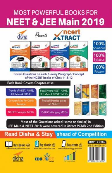 NCERT Xtract – Objective Mathematics for JEE Main Class 11/ 12 BITSAT & JEE Advanced 2nd Edition
