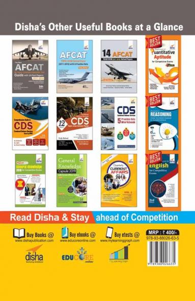 The new AFCAT Guide with 14 Year-wise Past Papers (2011 - 2018) 5th Edition