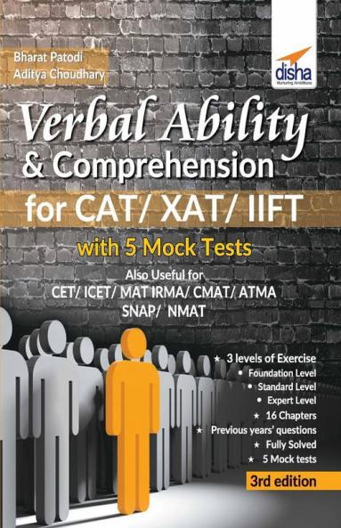 Verbal Ability & Comprehension for CAT/ XAT/ IIFT with 5 Mock Tests 3rd Edition