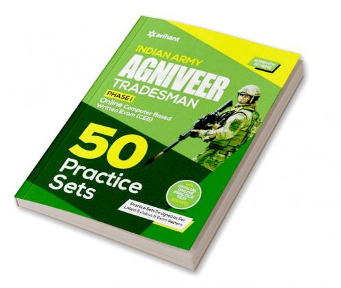 Indian Army Agniveer Tradesman Phase I Online Computer Based Written Exam (CEE) | 50 Practice Set | English medium