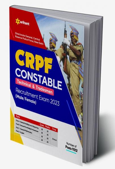 CRPF Constable Technical & Tradesmen Recruitment Exam 2023 (Male/Female)
