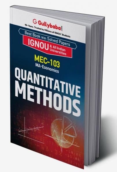 MEC-103 Quantitative Methods