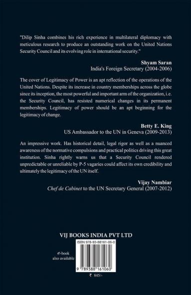 Legitimacy of Power : The Permanence of Five in the Security Council