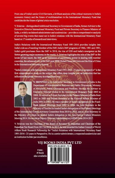 India's Relations With The International Monetary Fund (IMF)