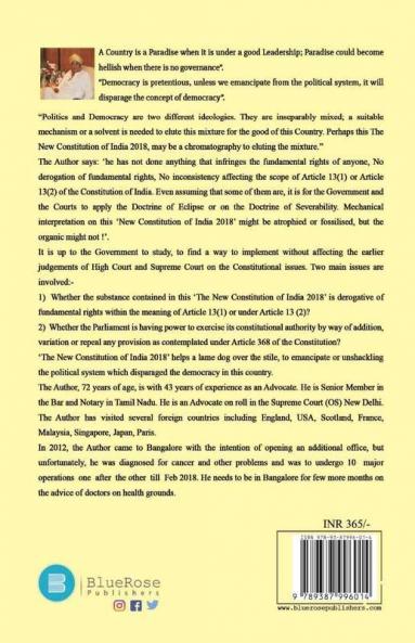 The New Constitution of India 2018.