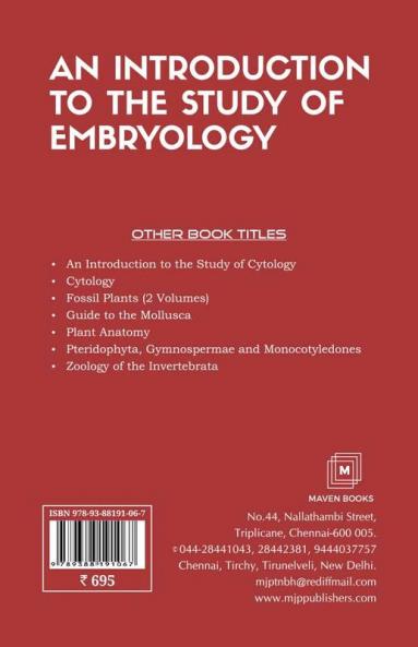 AN INTRODUCTION TO THE STUDY OF EMBRYOLOGY