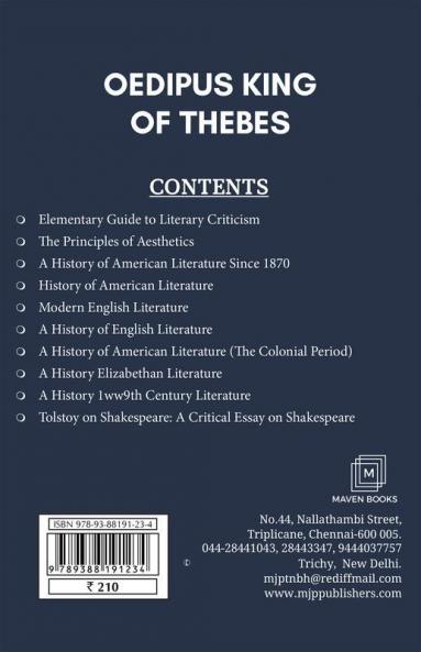 Oedipus King of Thebes
