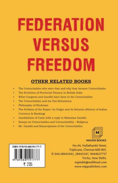 Federation Versus Freedom