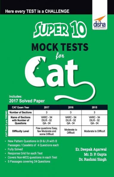 Super 10 Mock Tests for CAT