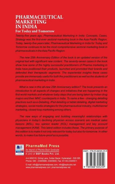 Pharmaceutical marketing in India: For Today and Tomorrow