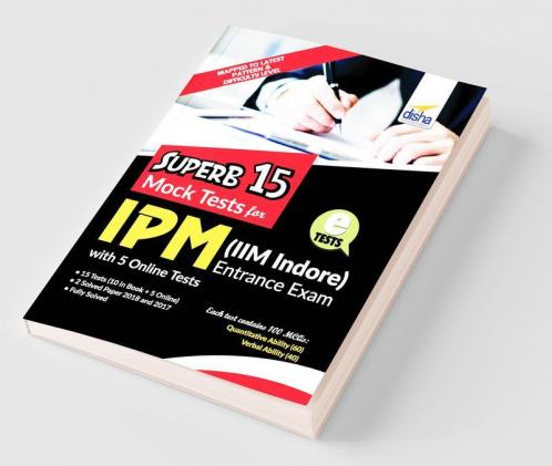 SUPERB 15 Mock Tests for IPM (IIM Indore) Entrance Exam with 5 Online Tests
