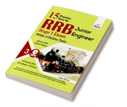 15 Practice Sets for RRB Junior Engineer Stage 1 Exam with 5 Online Tests