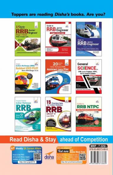 General Awareness 2019 for RRB Junior Engineer NTPC ALP & Group D Exams 3rd Edition