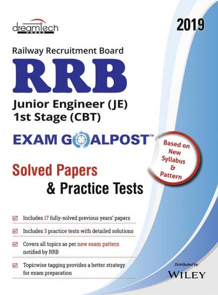 RRB Junior Engineer (JE) 1st Stage (CBT) Exam Goalpost Solved Papers & Practice Tests