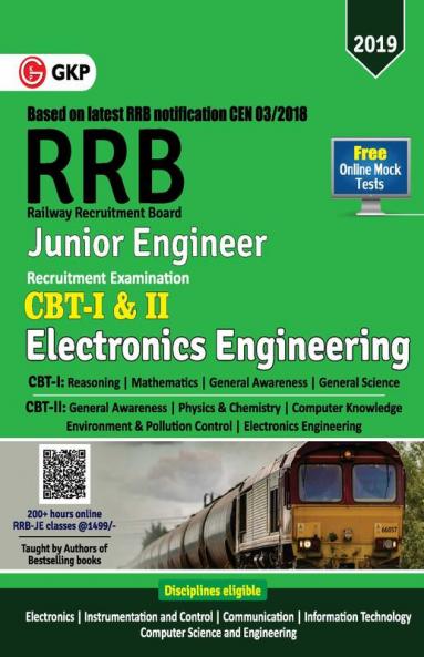 RRB (Railway Recruitment Board) 2019 - Junior Engineer CBT -I & II - Electronics Engineering