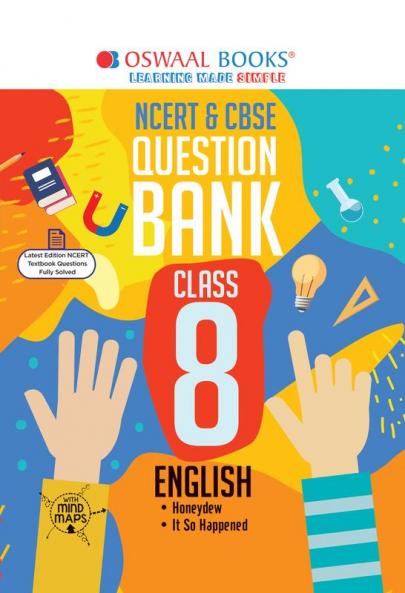 Oswaal NCERT & CBSE Question Bank Class 8 English Book (For 2022 Exam)