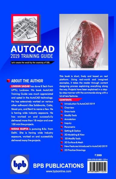 AutoCAD 2019 Training Guide