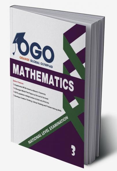 Full Marks Mathematics NLE Olympiad Prep Book for Class 3: Aligned with Bloom's Taxonomy NCERT Syllabus HOTS and Model Test Papers | Strengthens Problem-Solving Skills | Ideal for 2025 & 2026 Olympiads
