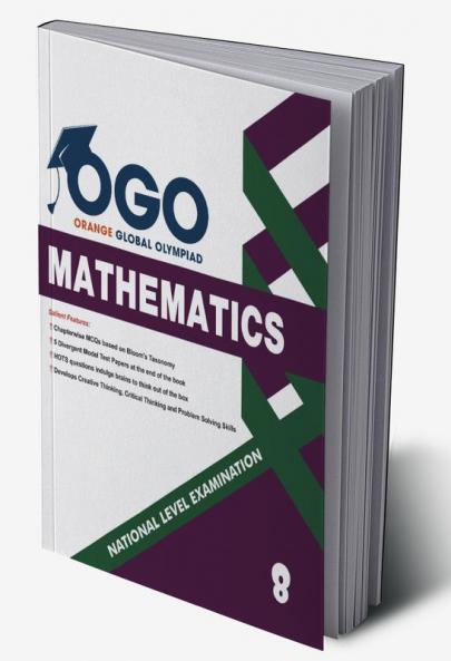 Full Marks Mathematics NLE Olympiad Prep Book for Class 8: Aligned with Bloom's Taxonomy NCERT Syllabus HOTS and Model Test Papers | Strengthens Problem-Solving Skills | Ideal for 2025 & 2026 Olympiads
