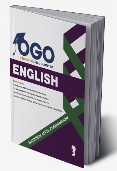 Full Marks English NLE Olympiad Prep Book for Class 3: Aligned with Bloom's Taxonomy NCERT Syllabus HOTS and Model Test Papers | Strengthens Problem-Solving Skills | Ideal for 2025 & 2026 Olympiads
