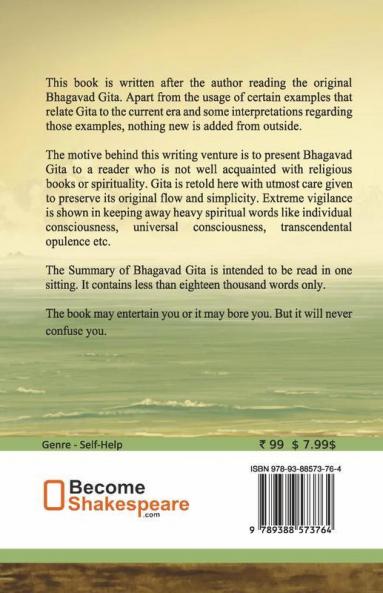 Summary of Bhagavad Gita