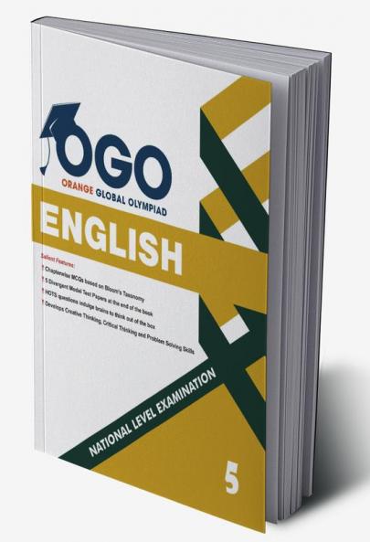 Full Marks English NLE Olympiad Prep Book for Class 5: Aligned with Bloom's Taxonomy NCERT Syllabus HOTS and Model Test Papers | Strengthens Problem-Solving Skills | Ideal for 2025 & 2026 Olympiads