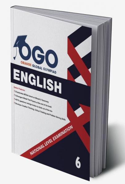 Full Marks English NLE Olympiad Prep Book for Class 6: Aligned with Bloom's Taxonomy NCERT Syllabus HOTS and Model Test Papers | Strengthens Problem-Solving Skills | Ideal for 2025 & 2026 Olympiads