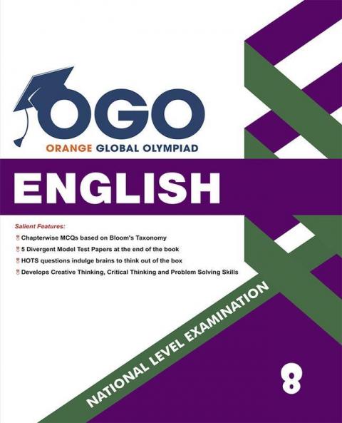 Full Marks English NLE Olympiad Prep Book for Class 8: Aligned with Bloom's Taxonomy NCERT Syllabus HOTS and Model Test Papers | Strengthens Problem-Solving Skills | Ideal for 2025 & 2026 Olympiads