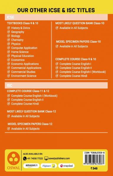 Economics: Textbook for ICSE Class 10