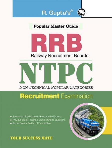RRB-NTPC : Graduate & Undergraduate Posts (1st Stage CBT) Exam Guide