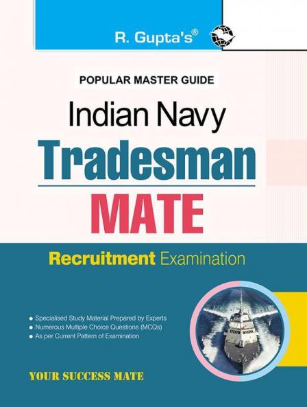Indian Navy (Group 'C' Posts)  – Tradesman Mate/MTS (Ministerial)/Pest Control Worker/Cook/Draughtsman (Construction) Recruitment Exam Guide