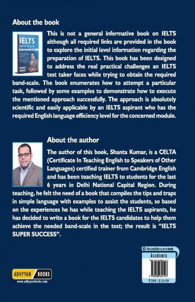 IELTS SUPER SUCCESS : Tips & Traps For 7 & 7+ Band-Scale ielts academic or general training book 2020 for the reading writing speaking and listening