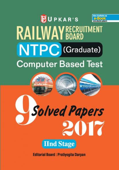 RAILWAY RECRUITMENT BOARD NTPC (Graduate) Computer Based Test 9 Solved Papers 2017 Iind Stage