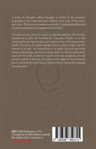 Ghazalis Theory of Virtue