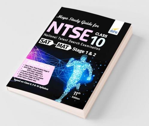 MEGA Study Guide for NTSE (SAT MAT & LCT) Class 10 Stage 1 & 2 - 11th Edition