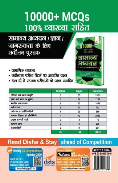 10000+ Vastunishth Prashnottar Vyakhya Sahit for Samanya Gyan UPSC/ State PCS/ SSC/ Banking/ Railways/ Defence