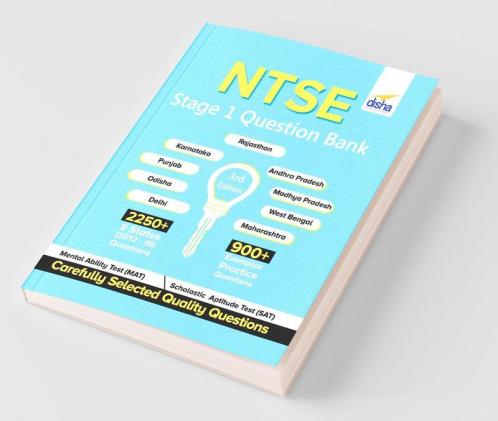 NTSE Stage 1 Question Bank - 9 States Past (2012-19) + Practice Question Bank 3rd Edition
