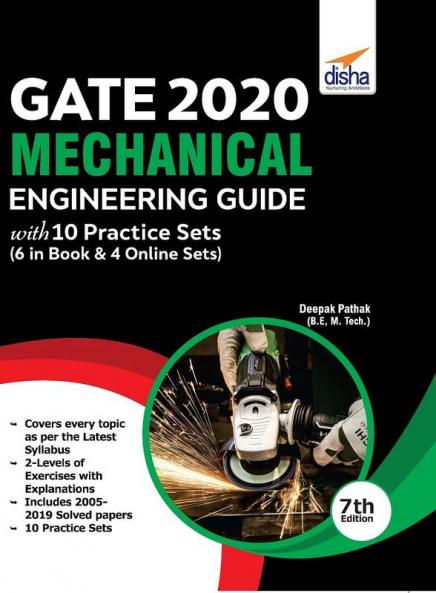 GATE 2020 Mechanical Engineering Guide with 10 Practice Sets (6 in Book + 4 Online) 7th edition